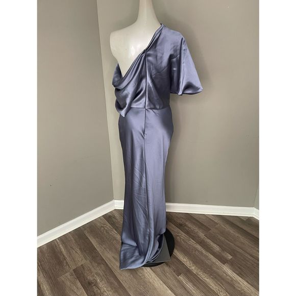 Amsale
Satin One-Shoulder Gown - Picture 8 of 11